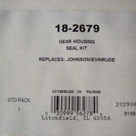 Evinrude Johnson Sierra Lower Unit Seal Kit 18-2679 5.5hp 7.5hp