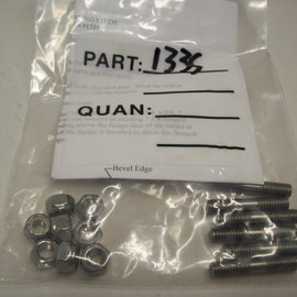 Outboard Jet Large 7 3/8 Water Intake (shoe) Stud Kit 1335