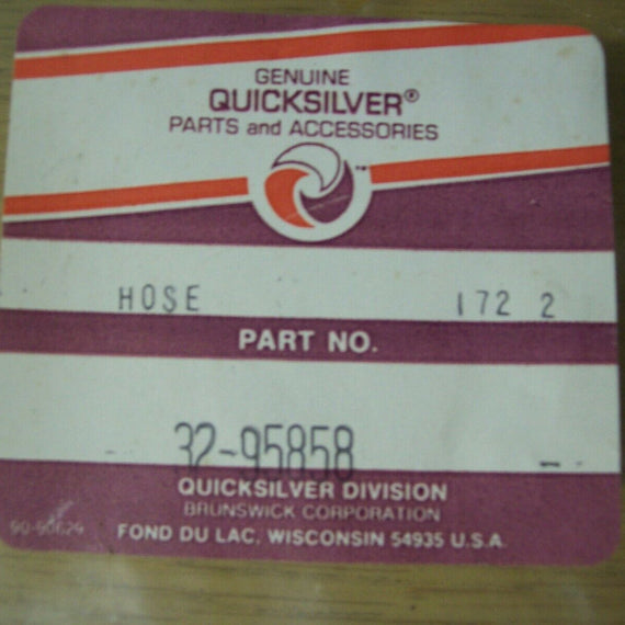 Mercruiser Quicksilver New Power Trim Alpha Hose 32-95858 I/O Motor