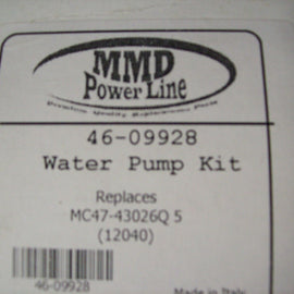 Mercruiser Alpha Water Pump Impeller Kit 46-09928 47-43026Q5 Boat Motor