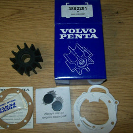 Volvo Penta OEM Water Pump Impeller Kit 3862281 4.3 5.0 5.7 I/O Motor