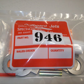 Outboard Jet Large Impeller 1/2 Round Key Parts Kit 946